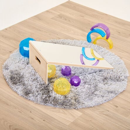 Toddler Mirrored Collection Mirrored Slope Unit  hi\-res