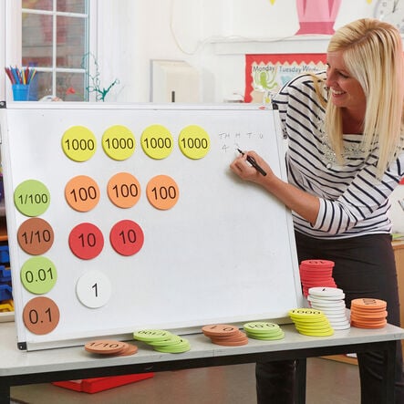 TTS Foam Place Value Counters Teacher Version  hi\-res