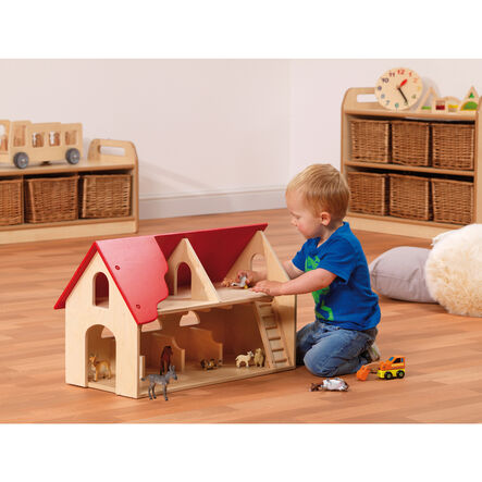 Millhouse Small World Under 2\'s Wooden Farmhouse  hi\-res