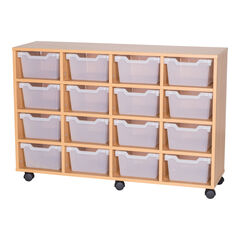 Tray Storage Unit with 16 Gratnells Cubby trays  hi-res