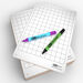 Rigid Whiteboards With Squares A4 10pk  hi\-res