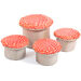 Nature Toadstool Seats 1 Large \x26 3 Small Toadstools  hi\-res