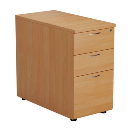 High 3 Drawer Wooden Desk Pedestals  hi\-res