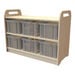 Low Storage Unit Mirror and Wooden Construction Set  hi\-res