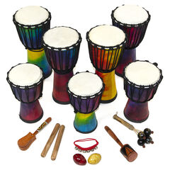 Djembe Drums and Shakers pack  Djembe Drums and Shakers pack  hi-res