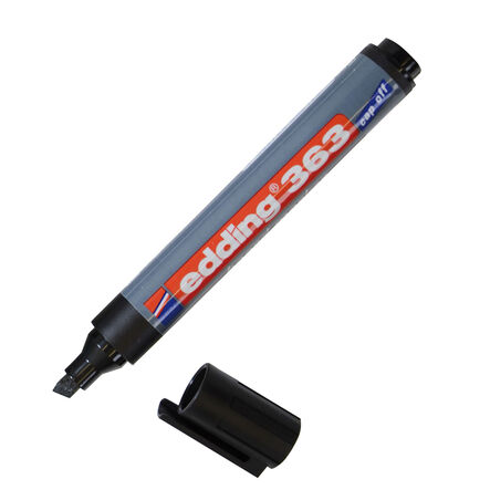 edding363 Board Marker \- Chisel Tip 50pk Black Black hi\-res