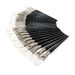 Black Handled Flat White Nylon Paint Brushes 30pk  hi\-res
