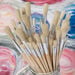 Long Handled Round Hog Hair Paint Brushes 60pk  hi\-res
