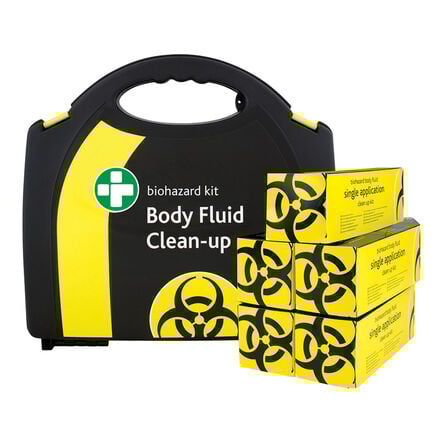 Biohazard Spillage Clean\-Up Kits 5pk  hi\-res