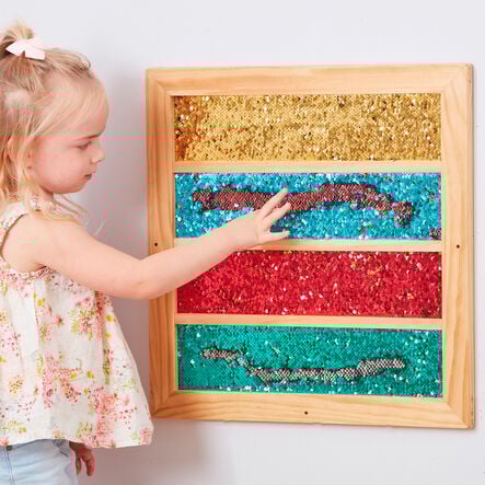 TTS Mark Making Sequin Stripe Board  hi\-res