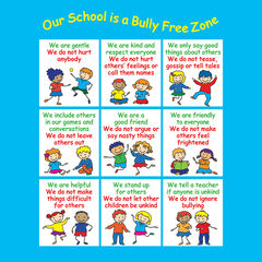 Positive Playtime Wall Sign Bully Free Zone  hi-res