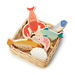 Role Play Wooden Food Groups in Wicker Baskets  hi\-res