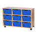 Mobile Triple Tray Storage Unit 9 Deep  hi\-res