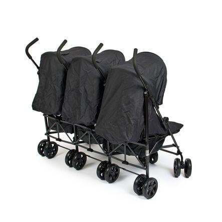 RABO Three\-Seater Stroller with Rain Cover  hi\-res