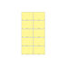 Tinted Flexi Wipe Board Yellow 10pk  hi\-res