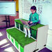 Grass Top Tiered Seating with Jumbo Trays  hi\-res