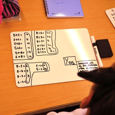 TTS A4 Double Sided Whiteboards Gridded\/Lined 30pk  hi\-res