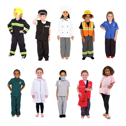 Community Jobs Role Play Costumes 3\-5yrs 10pk  hi\-res