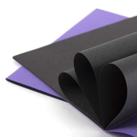 Project Scrap Books A4+ Black\/Purple Covers 25pk Purple hi\-res