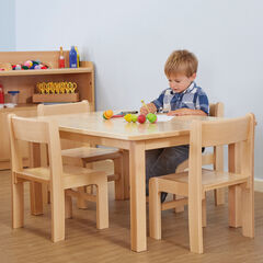 Solid Beech Rectangular Tables L96cm  Solid Beech Rectangular Tables L96cm  hi-res