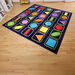 Geometric Shapes Square Placement Carpet 3 x 3m  hi\-res