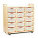3 Column Tray Storage inc 15 Deep Translucent Trays  hi\-res
