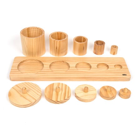 Wooden Toddler Sorting Pots  hi\-res