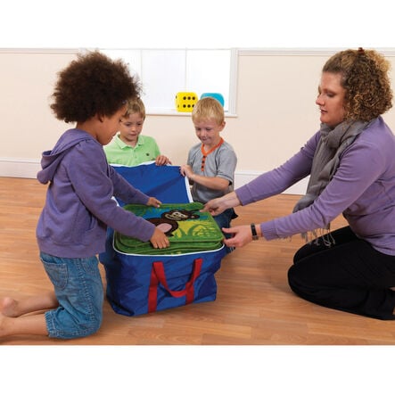 Zoo Animals Mini Placement Carpet Squares 30pk  hi\-res