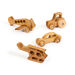 TTS Small World Wooden Vehicles \- Plane, Tractor, Car \x26 Heli 4pk  hi\-res