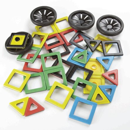 Magnetic Construction Polydron Wheels Set  hi\-res