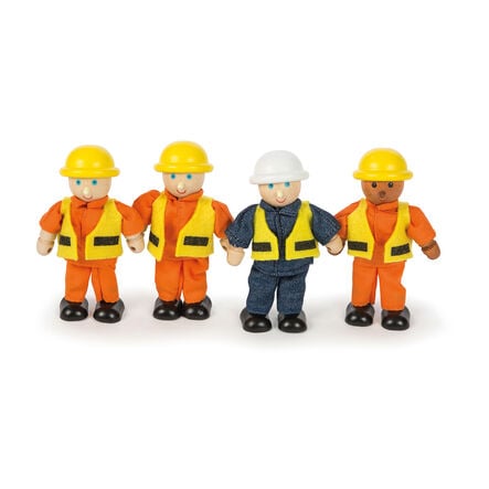Small World Wooden Construction Site Set   hi\-res