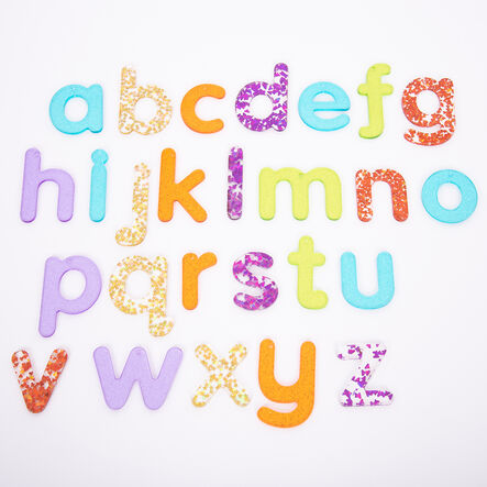 Rainbow Glitter Letters  hi\-res