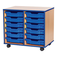 Accento 12 Shallow Unit Blue H615 x W690 x D460mm  hi-res