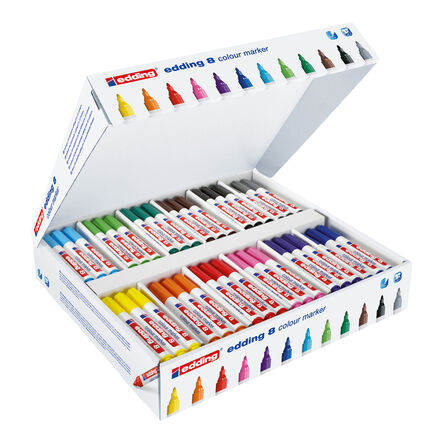 edding Colour Markers Bullet Tip Assorted 144pk  hi\-res