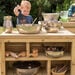 Outdoor Wooden Movable Multi Tables Unit  hi\-res