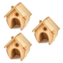 TTS Small World Mini Wooden Fairy Cottages 3pk  hi-res