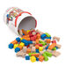 Coloured Wooden Building Blocks 100pk  hi\-res