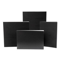 TTS Black Laminated Cover Sketchbooks 140gsm 25pk  TTS Black Laminated Cover Sketchbooks 140gsm 25pk  hi-res