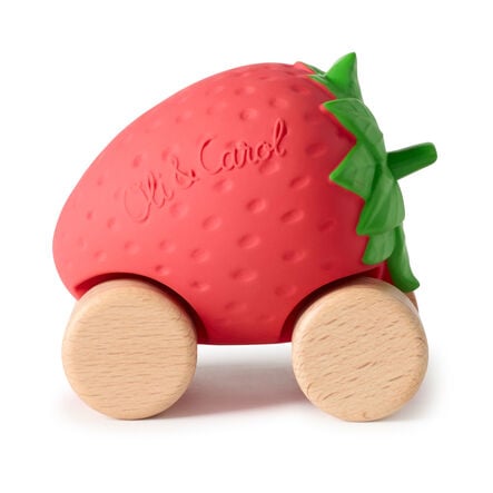 OLI\x26CAROL Rubber Fruit and Vegetable Vehicles 6pk  hi\-res