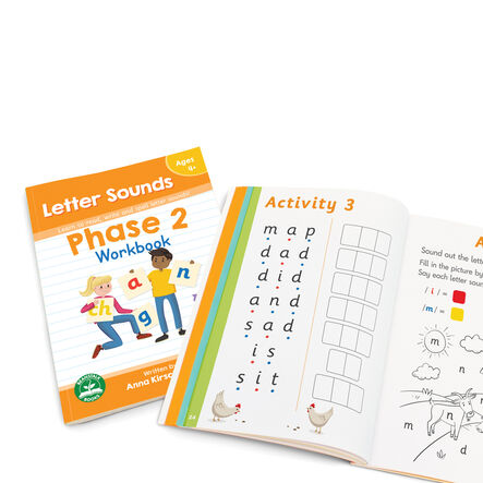 Letters and Sounds Workbooks Phase 1\-6 Letter Sounds  hi\-res