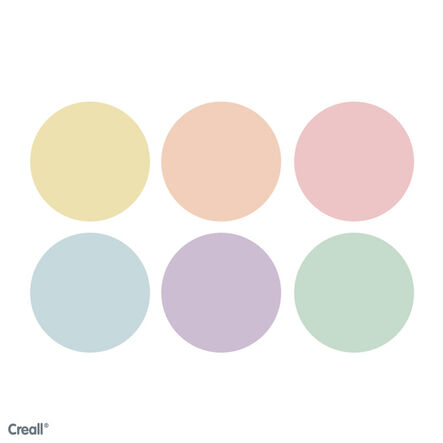 Creall Ready Mixed Paint Pastel Pack 500ml x 6pk  hi\-res