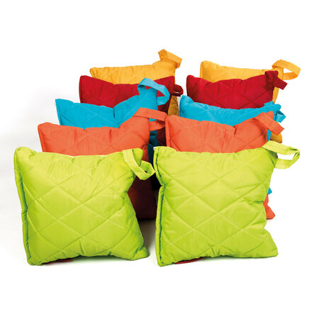 Quilted Cushion For Indoors and Outdoors 10pk Brights  hi\-res