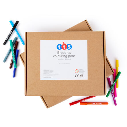 TTS Assorted Colouring Pens 288pk Broad Tip  hi\-res
