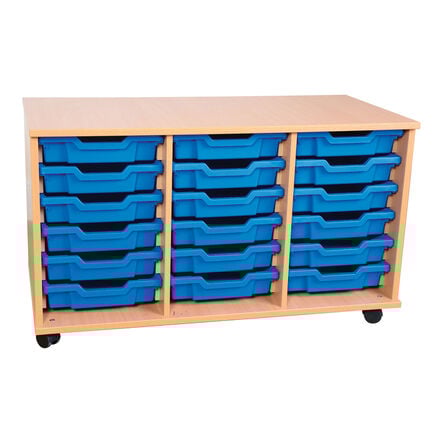 18 Tray Storage Unit Blue Blue hi\-res