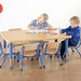 Copenhagen height adjustable rectangular six\-seater table  hi\-res