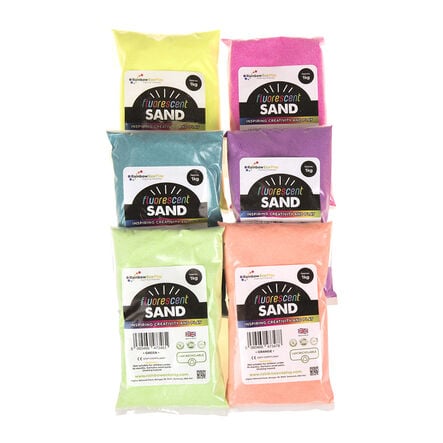 Rainbow ECO Eco Craft Sand Assorted Bags 6 x 1kg  hi\-res