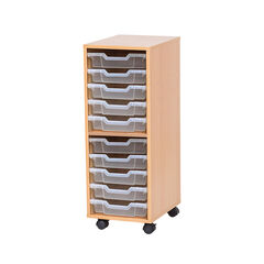 Mobile Single Tray Storage Unit 10 Trays  hi-res