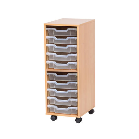 Mobile Single Tray Storage Unit 10 Trays  hi\-res