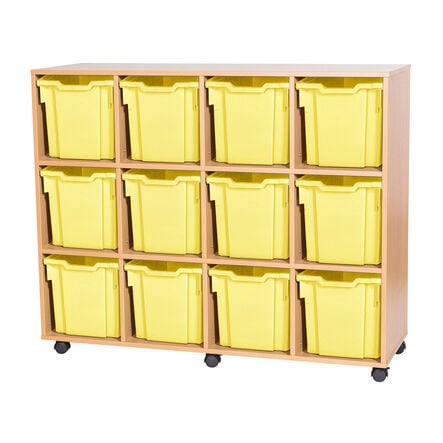 Mobile Quad Tray Storage Unit 12 Jumbo  hi\-res