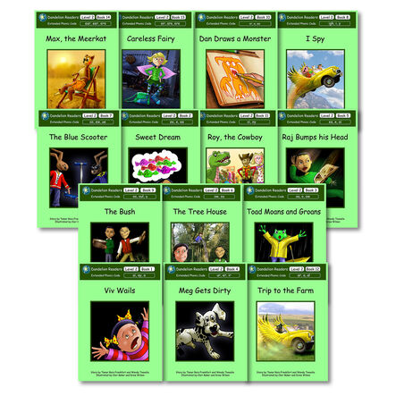 Dandelion Extended Phonic Readers Decodable Book Packs  hi\-res